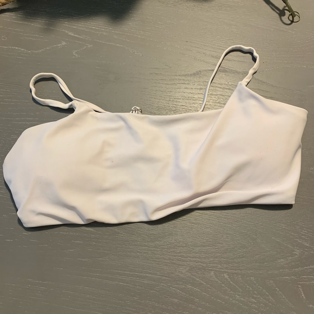 White bikini top